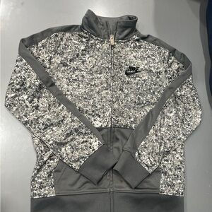 Nike Pixelated Gray and Black Jacket 5/6